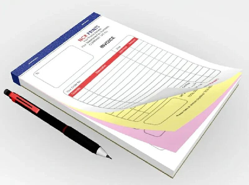 5 NCR Books A4 Two Color Printing 1 + 1