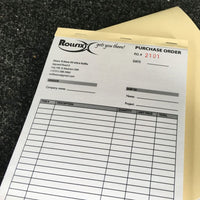 10 NCR Books A5 One Color Printing 1 + 1