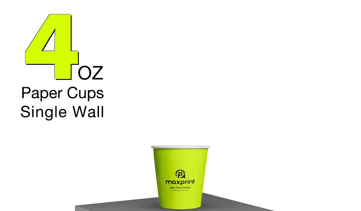 Paper Cups Single Wall 4 oz (Bulk)