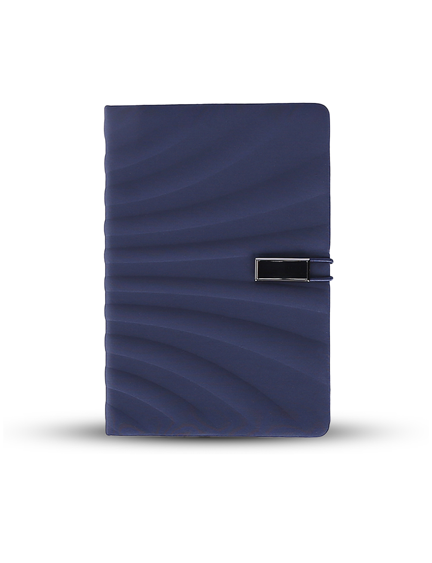 Sophi Note — A5 Notebook with Wavy Design and Elastic Closure