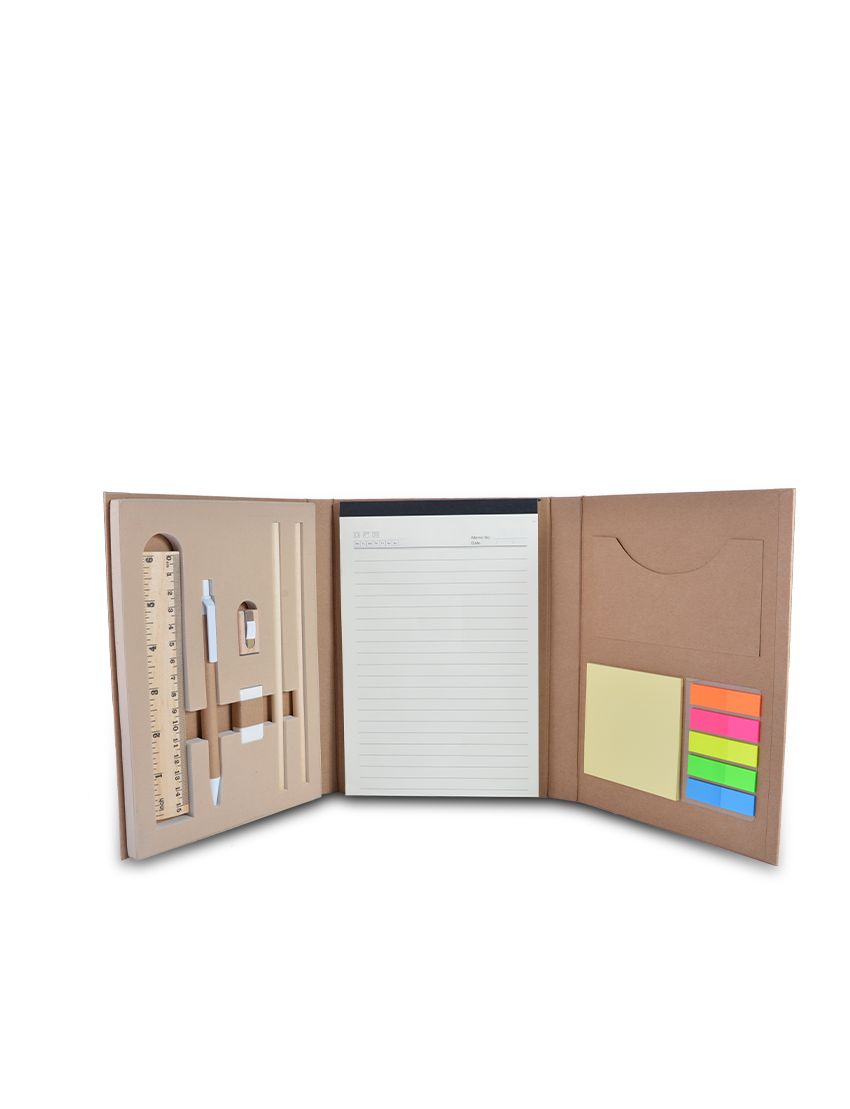 Tri-Fold Stationery Set — All-in-One Stationery Organizer