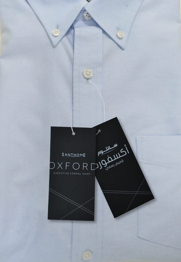 Oxford - Santhome Men's Business Wrinkle-Free Formal Shirt