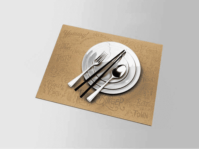 5000 Table Mat B2, Wood Free 100 GSM