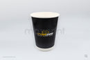 1000 Paper Cups Double Wall 12 oz