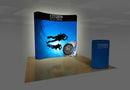 Backlit Fabric Pop up (Curved)