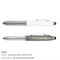 500 3 in 1 Metal Pens with Stylus and Light