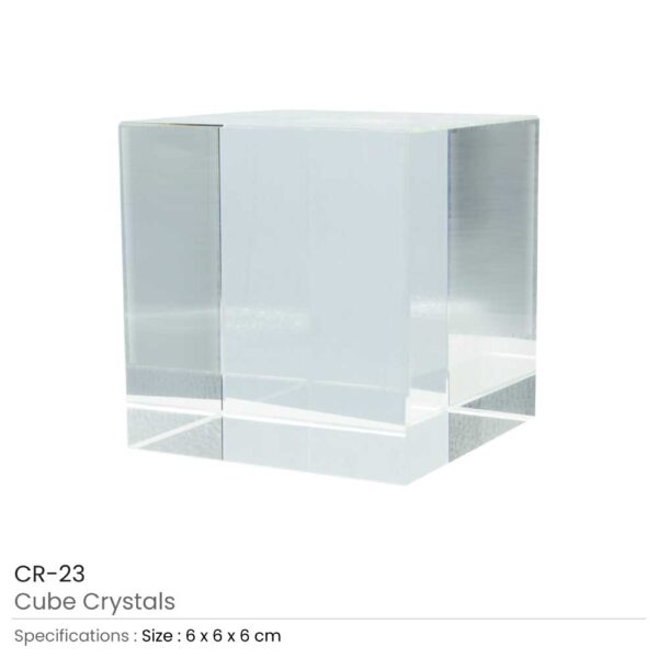 50 3D Cube Crystals