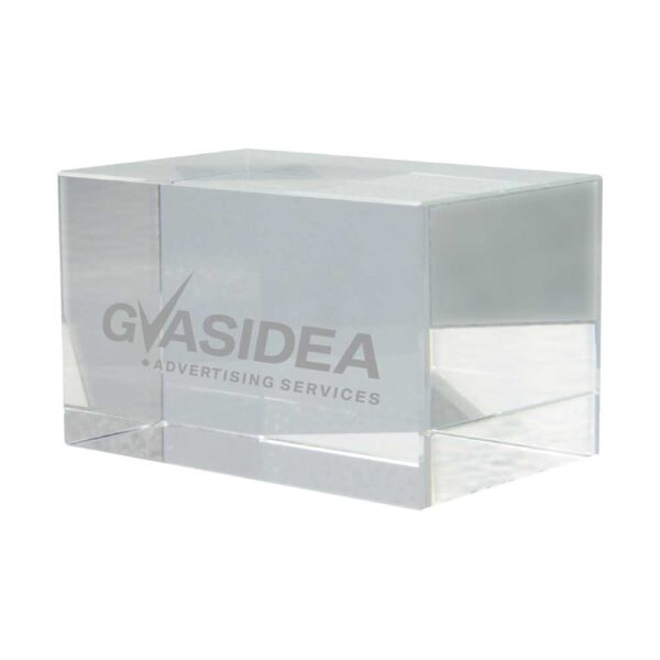 50 3D Rectangular Crystal Cube