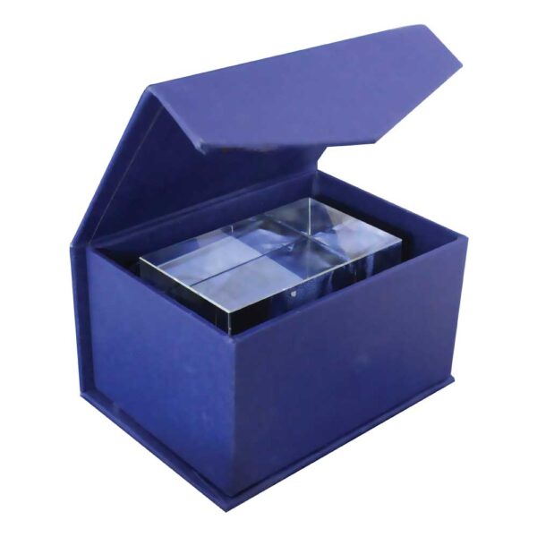 50 3D Rectangular Crystal Cube