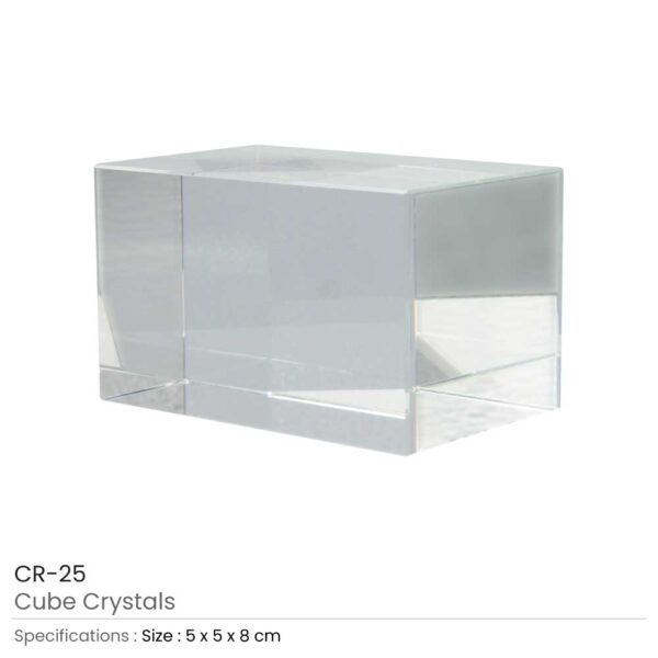 50 3D Rectangular Crystals