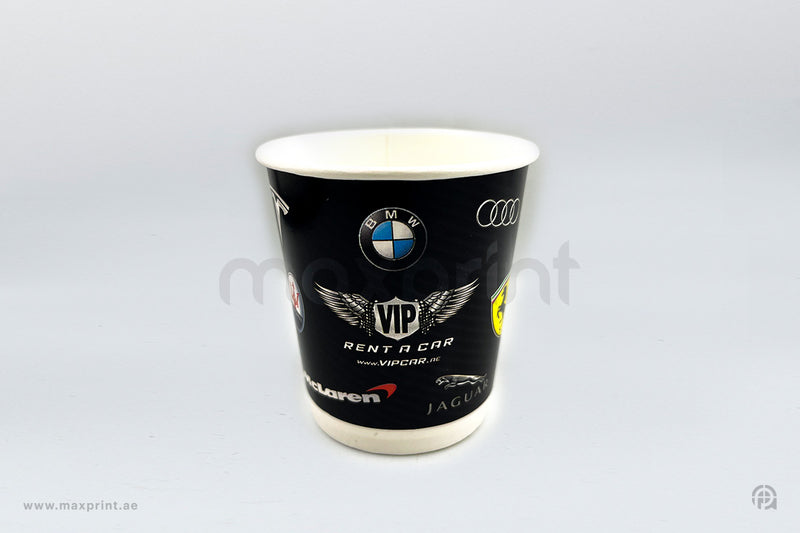 2000 Paper Cups Double Wall 7oz Without Lid