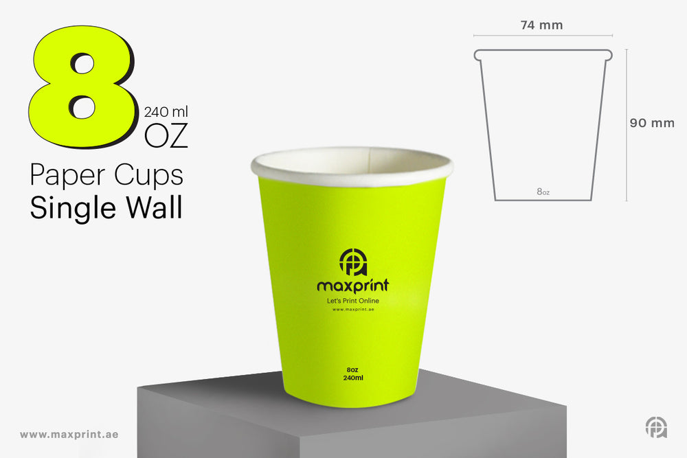 Paper Cup Printing Dubai | Easy Order in the UAE | Maxprint