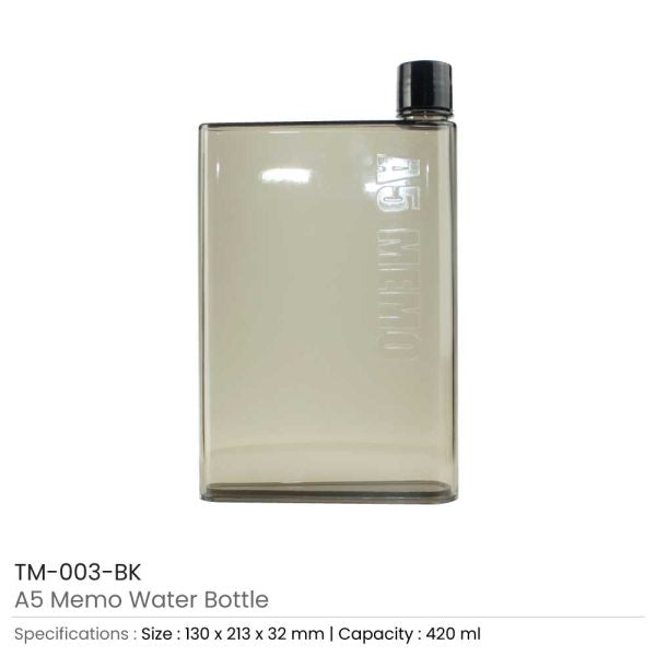 50 A5 Memo Water Bottles