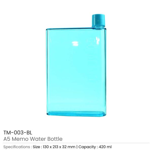 60 A5 Memo Water Bottles