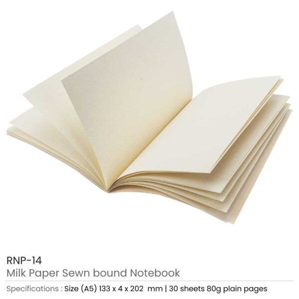 50 A5 Sewn Bound Notebooks
