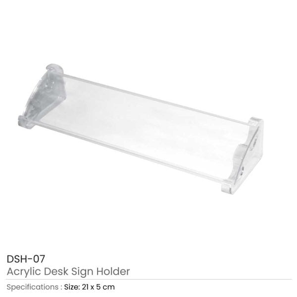 60 Acrylic Desk Sign Holders