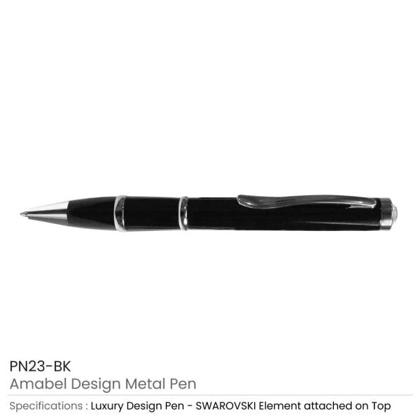 50 Amabel Design Metal Pens