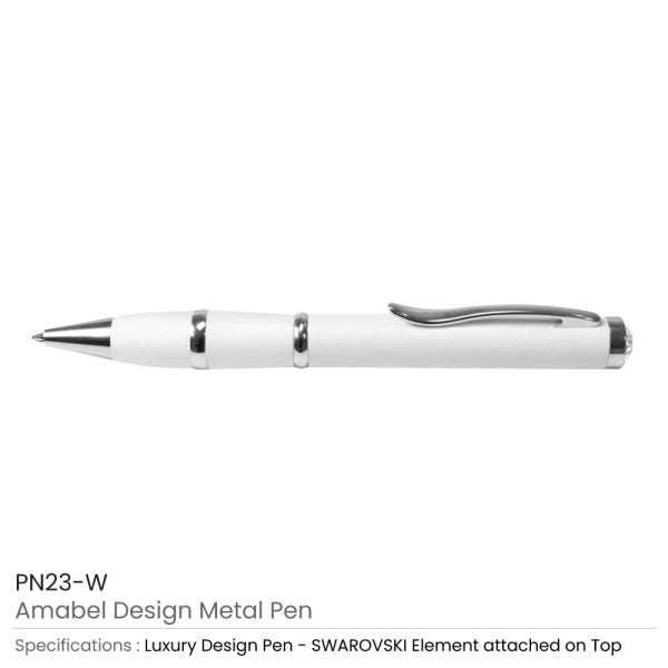 50 Amabel Design Metal Pens