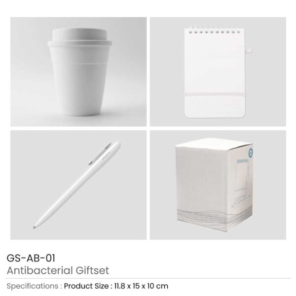 50 Antibacterial Gift Set (Cup + Notepad)