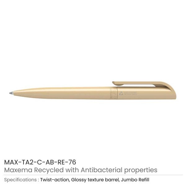 50 Antibacterial Recycled Pens