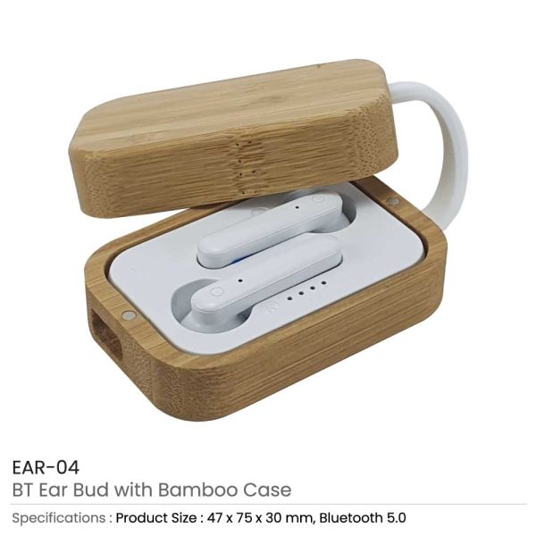 50 BT Earbuds with Bamboo Case