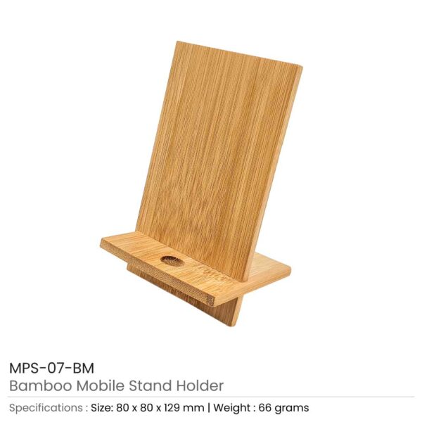 100 Bamboo Mobile Stands