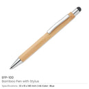1000 Bamboo Pens with Stylus