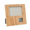 60 Bamboo Photo Frame with Digital Clock