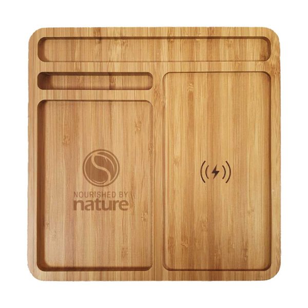 50 Bamboo Wireless Charger Docking Station