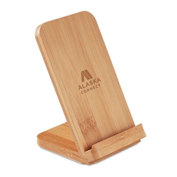 50 Eco-Friendly Bamboo 10W Wireless Charger Stand