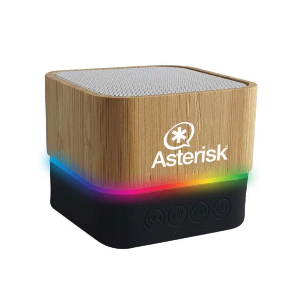 50 Cube Bamboo Bluetooth Speaker