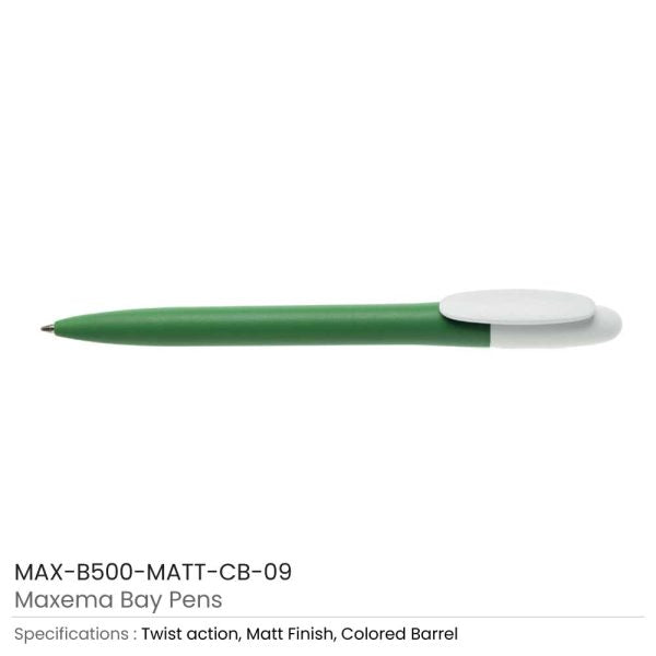 50 Maxema Bay Pens Colored Barrel