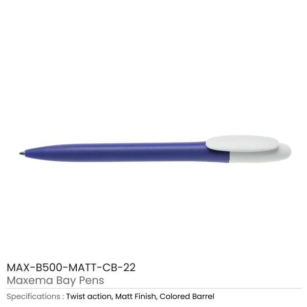 50 Maxema Bay Pens Colored Barrel