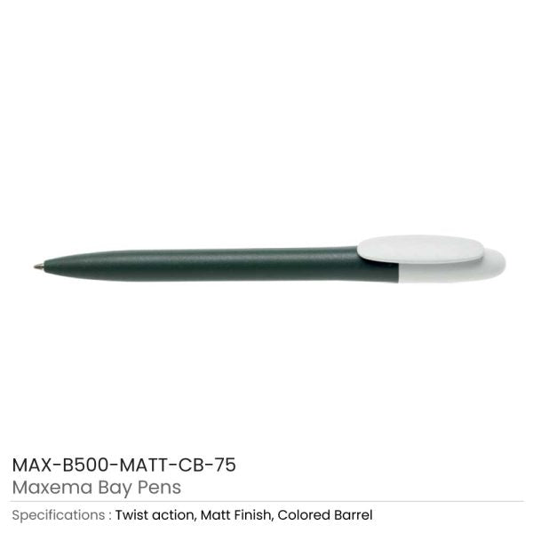 50 Maxema Bay Pens Colored Barrel