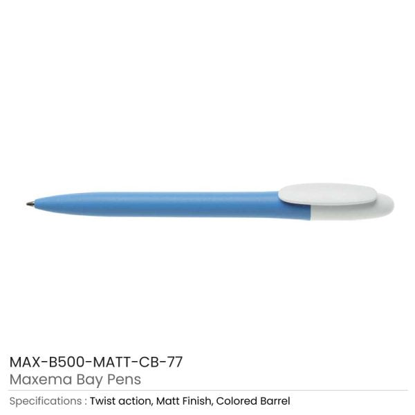 50 Maxema Bay Pens Colored Barrel