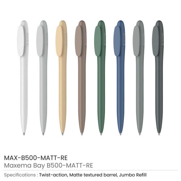 100 Recycled Pens Maxema Bay
