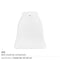 100 Bell Shape Decorative Ceramics