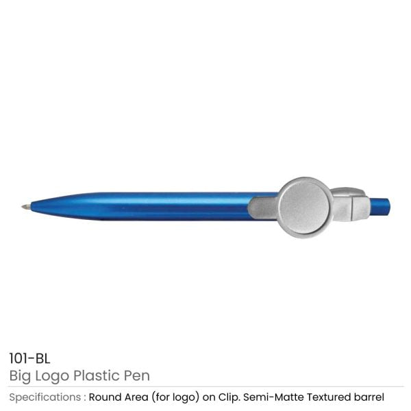 1000 Big Logo Plastic Pens