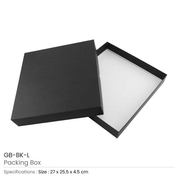 50 Black Packaging Box
