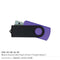500 Black Swivel USB Flash Drives
