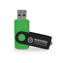 500 Black Swivel USB Flash Drives