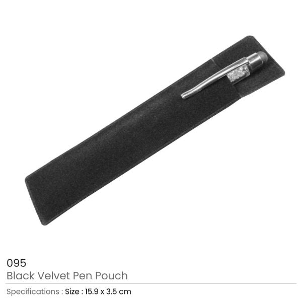 50 Velvet Pen Pouches