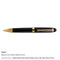 500 Black and Gold Metal Pens