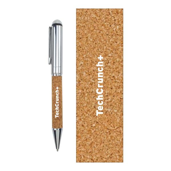 50 Metal Pen with Cork Barrel and Box