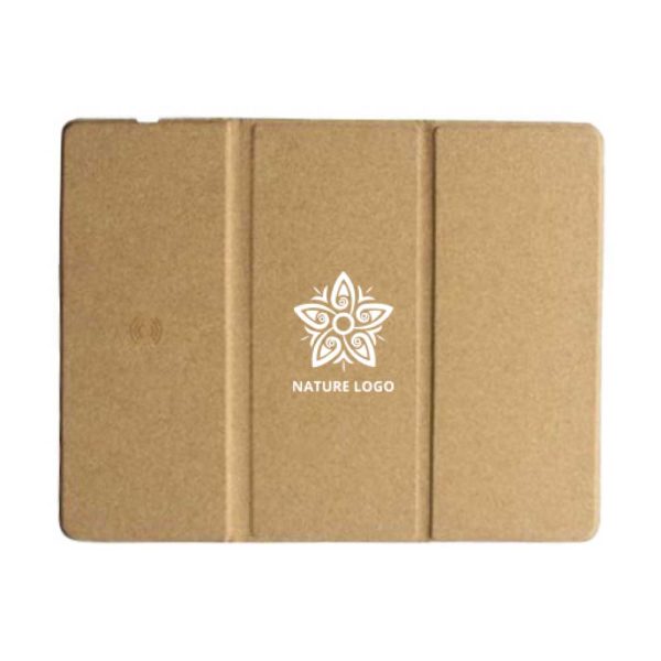 50 Cork Foldable Mousepads with 10W Wireless Charging
