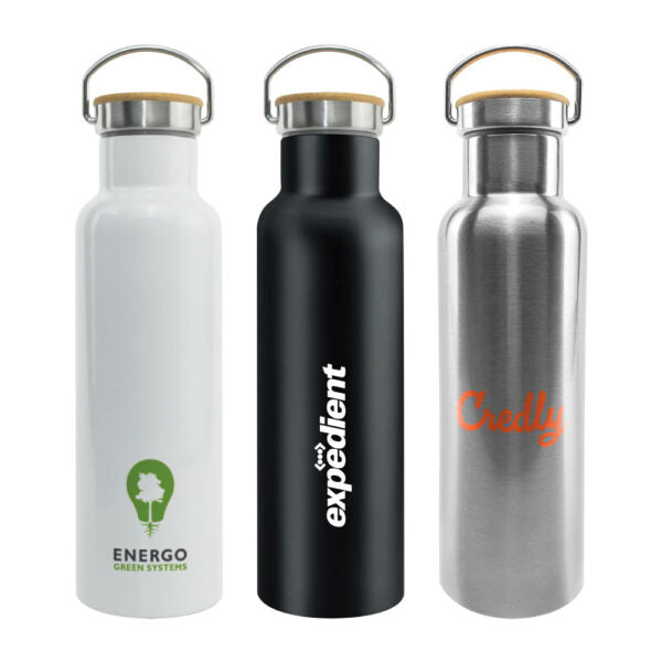 50 Stainless Steel Bamboo Flask