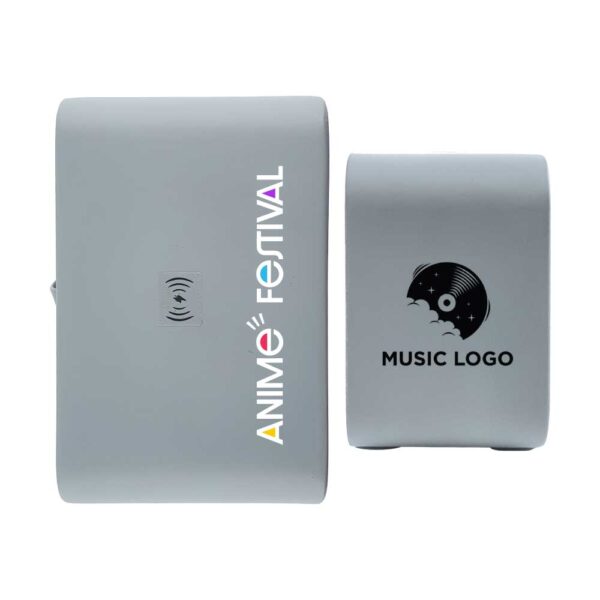 50 Eco-Friendly Wireless Charger with Clock 5W Output