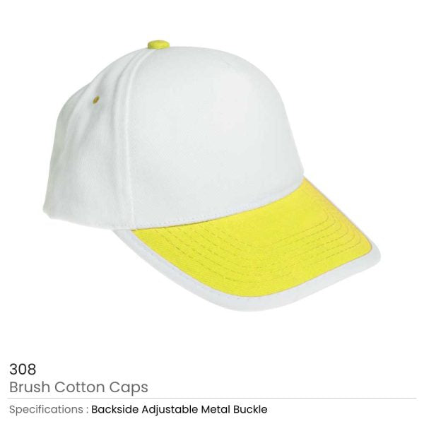 50 Brushed Cotton Caps