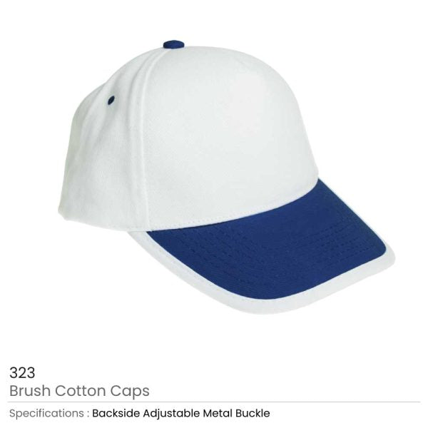 50 Brushed Cotton Caps