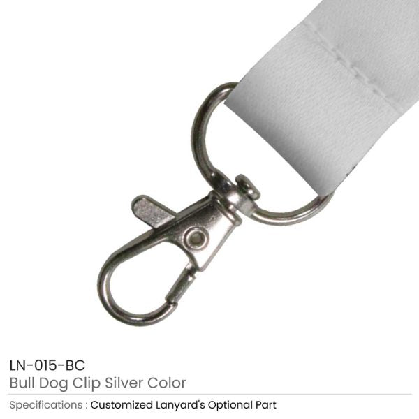 50 Bulldog Clip Silver